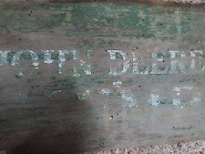 Antique John Deere Name Old Green Board 8" by 22" From Wagon for sale  Shipping to South Africa