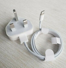 Genuine Apple Charger Plug & Data Cable Apple IPhone 5 6 7 8 X XR 11 12 13 14 SE, used for sale  Shipping to South Africa