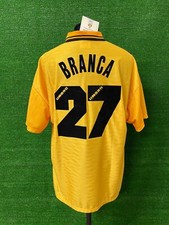 Maglia Inter BRANCA Store No Match Worn Indossata Shirt Jersey Umbro Vintage usato  Guidonia Montecelio