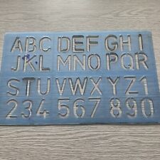 Stencil alphabet upper for sale  LEVEN