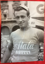 Cartolinafoto ciclista fantini usato  Milano