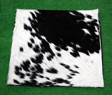 NEW COWHIDE LEATHER CUSHION COVER RUG COW HIDE HAIR ON CUSHION E-315, used for sale  Shipping to South Africa