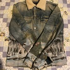 shearling denim jacket for sale  SURBITON