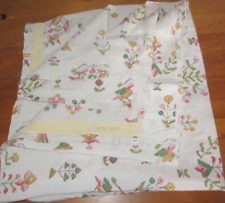 Vintage patterned linen for sale  UK