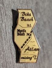 Broche de lapela Bike Beach N.C. Carolina do Norte Myrtle Beach mapa ciclovia lembrança comprar usado  Enviando para Brazil