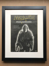 Marillion incommunicado poster for sale  CHESTERFIELD