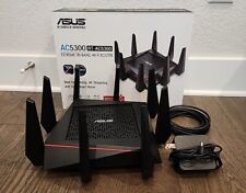 ASUS RT AC5300 Extreme Tri Band WiFi Router Gaming 4K Streaming 8 Antenna 128MB , used for sale  Shipping to South Africa