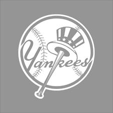 Calcomanía de vinilo con logotipo de equipo de los Yankees de Nueva York 1 color pegatina pared ventana de coche segunda mano  Embacar hacia Argentina