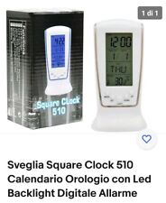 Sveglia square clock usato  Maglie