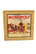 Vintage wooden monopoly for sale  GLASGOW