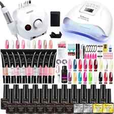 Nail Set Gel Nail Polish with UV LED Lamp Dryer Semi Permanent Gel Varnish Set for sale  Shipping to South Africa