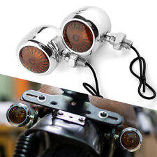 Lâmpada indicadora de seta universal de motocicleta âmbar para Chopper Bobber, usado comprar usado  Enviando para Brazil