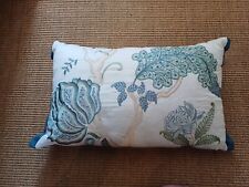 Scatter Cushion Oriental Blue Green Embroidered Medium for sale  Shipping to South Africa