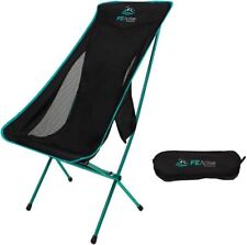 Cadeira de acampamento dobrável compacta portátil extra longa FE Active com encosto de cabeça - Preta comprar usado  Enviando para Brazil