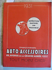 Catalogue auto accessoires d'occasion  Saint-Maur-des-Fossés