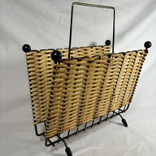 Vintage rattan metal for sale  IPSWICH