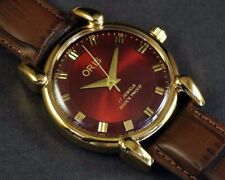 VINTAGE MECHANICAL HAND WINDING SWISS MADE MEN'S WATCH - tear drop lugs AM048 for sale  Shipping to South Africa