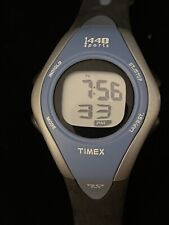 Reloj deportivo Timex 1440 para mujer azul, plateado y negro batería nueva segunda mano  Embacar hacia Argentina