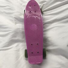 Mini Cruiser Patineta FISH Rosa Ruedas Púrpura *Estilo Penny* segunda mano  Embacar hacia Argentina