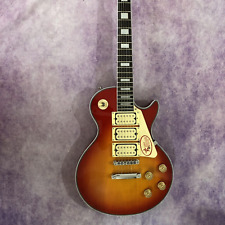 Guitarra elétrica personalizada LP 22 trastes Sunset Lightning enviada de alta qualidade em estoque comprar usado  Enviando para Brazil