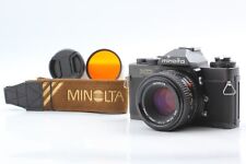 【Correa casi como nueva】 Cámara Minolta XD negra SLR nueva lente MD 50mm F1.7 de Japón, usado segunda mano  Embacar hacia Argentina