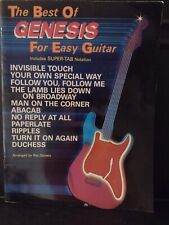 Genesis Songbook Best Of For Easy Guitar Super Tab Notação Excelente+ Condição  comprar usado  Enviando para Brazil