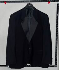 Doni Barassi Blazer Men's 46R Black 100% Wool Notch Lapel Long Sleeve Pockets for sale  Shipping to South Africa