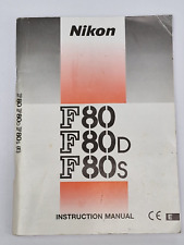 Nikon f80 f80d for sale  SITTINGBOURNE