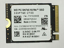 Brukt, WD 2TB M.2 2230 SSD NVMe PCIe4x4 PC SN740 For Steam Deck ASUS ROG Flow X Laptop til salgs  Frakt til Norway