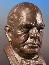 Bust churchill patinated for sale  Kearny