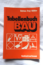 Tabellenbuch bau buch gebraucht kaufen  Finowfurt