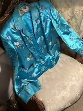 Silk oriental turquoise for sale  BUILTH WELLS