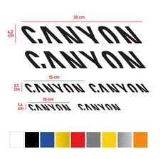 Kit adesivi  CANYON 6 pezzi bici stickers bike disponibili vari colori  usato  Genzano Di Roma