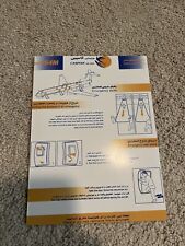 Caspian Airlines TU 154M Safety Card, used for sale  Shipping to South Africa