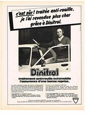 1981 advertising dinitrol d'occasion  Expédié en Belgium
