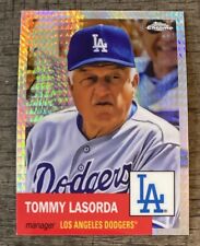 Tommy Lasorda 2022 Topps cromo platino prisma refractor Dodgers #356 segunda mano  Embacar hacia Argentina