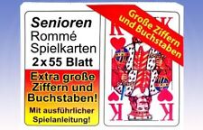 Senioren romme spielkarten gebraucht kaufen  Hamburg