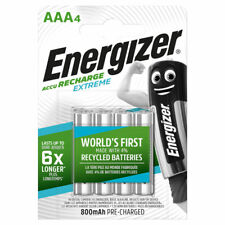 4 x Energizador Recargable Baterías AAA Batería Recarga Extrema NiMH 800mAh HR03 segunda mano  Embacar hacia Argentina