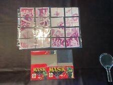 MASK Kenner 32 Tarjetas Adhesivas 3D DOS Puzzles Completos con Caja 1987 segunda mano  Embacar hacia Mexico