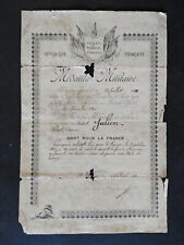 Ancien document médaille d'occasion  France