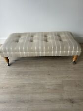 Footstool used cream for sale  HORLEY