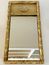 Antique German P.P. Embroidered Silk Mirror for sale  Shipping to South Africa