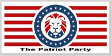 Adesivos Patriot Party Lion Bumper TRUMP MAGA 2024 (Rally Pack of 50) comprar usado  Enviando para Brazil