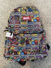 Mochila Marvel Comics Avengers Spiderman Ironman 16" com laptop e manga para garrafa comprar usado  Enviando para Brazil