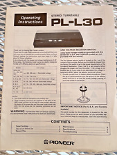 Pioneer l30 stereo for sale  Sherman Oaks