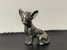 Pewter miniature chihuahua d'occasion  Expédié en Belgium