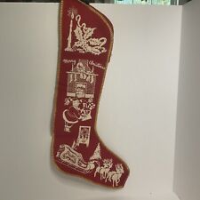 vintage felt christmas stocking for sale  Sumter