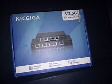 Usado, Switch de Ethernet NICGIGA 5 Portas 2.5G com Uplink 10G SFP, Rede Não Gerenciada 2.5Gb comprar usado  Enviando para Brazil