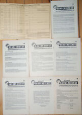 Used, Puch motorcycle / moped 6 customer service circulars 1954 - 1956 + table for sale  Shipping to South Africa