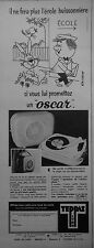 1959 TEPPAZ OSCAR ADVERTISING LATEST BORN OF THE FAMOUS LINE OF ELECTROPHONES for sale  Shipping to South Africa